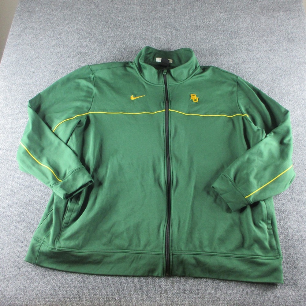 Baylor Bears Jacket Mens 3XL Green NCAA Football Nike Dri-FIT‎ Player Issue